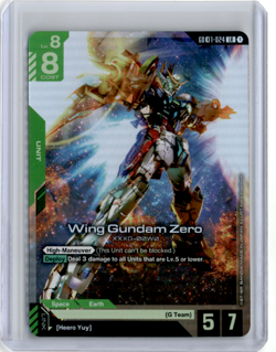 Gundam Card Game Newtype Rising Wing Gundam Zero GD01-024 LR - Image 1