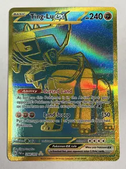 Pokemon TCG Ting-Lu EX Scarlet & Violet Paldean Fates Hyper Rare Card 244/091 - Image 1