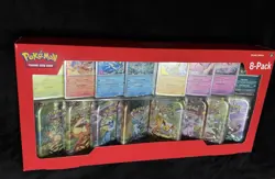 Pokemon TCG Prismatic Evolutions Costco 8 Mini-Tin Bundle w/ Promo Cards SEALED - Image 2