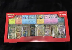 Pokemon TCG Prismatic Evolutions Costco 8 Mini-Tin Bundle w/ Promo Cards SEALED - Image 4