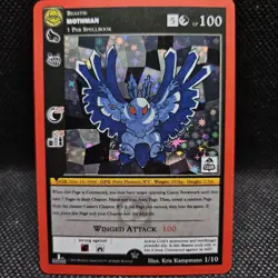 Metazoo Cryptid Nation Pin Club Series 1 MOTHMAN Holo Promo Card #1/10 Sealed - Image 1