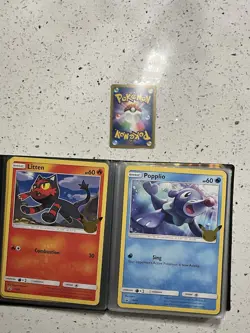 Pokemon Jumbo Binder W/Over 30 Cards From S&V, SWSH and A GX (some Duplicates) - Image 5