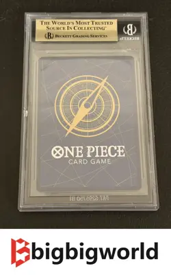 One Piece Card Game BGS 9.5 Portgas.D.Ace SP OP02-013 Two Legends Foil Japanese - Image 2