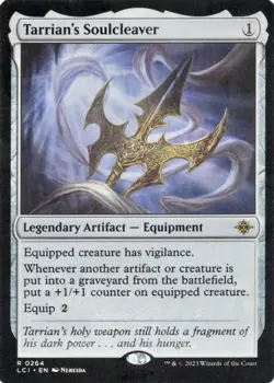 NM Tarrian's Soulcleaver, MTG, LCI, Magic the Gathering, 264 Card - Image 1