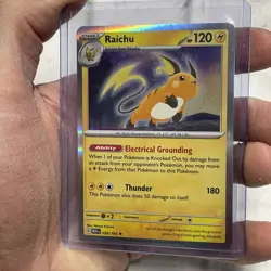 Raichu 026/165 Sv: Scarlet & Violet 151 Holo NM Near Mint Pokemon Card Rare TCG - Image 2
