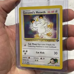 Pokemon - Giovanni's Meowth - Gym Challenge 74/132 - Common - NM Vintage Card - Image 2