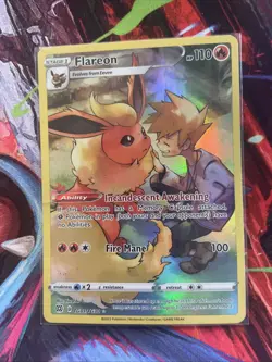 Pokemon TCG Flareon Holo Rare Trainer Gallery Card TG01/TG30 Brilliant Stars - Image 1