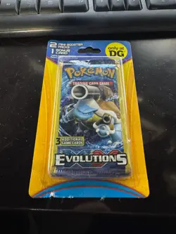 1 - Pokemon Evolutions DG Blister Pack - 2 Mini Booster Packs & 1 Bonus Card - Image 1