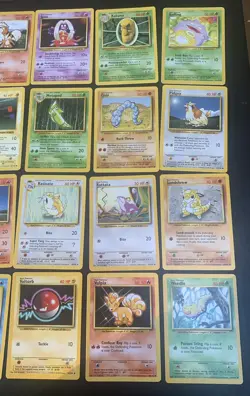 Pokemon Base Set Lot of 24 Cards - Common/Uncommons - Image 4
