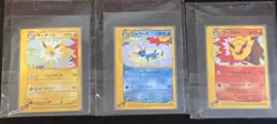 (LP) Flareon Vaporeon Jolteon 001 002 003/T Promo E Series Pokemon Card Japanese - Image 1