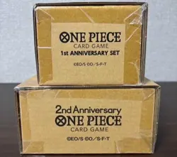 ONE PIECE Card Game Bandai 1st 2nd 3rd Anniversary Box 3Set Collection Japan Ver - Image 4