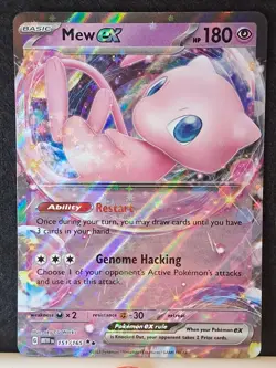 Mew EX 151/165 Holo Double Rare English S & V 151 - Pokemon Card - Near Mint/MT - Image 2