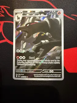 Pokemon TCG Houndoom Illustration Rare Holo Card Shrouded Fable 066/064 - Image 1