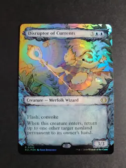 Disruptor of Currents (Showcase Foil) Rare MTG Lorwyn Eclipsed - Image 1