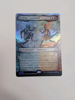 MTG - Ashling's Command (Showcase Foil) - Lorwyn Eclipsed NM/M Condition - Image 1