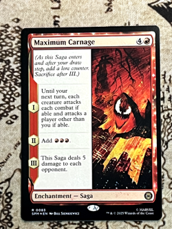 Maximum Carnage - Marvel's Spider-Man - 83 - #Near Mint Foil Magic the Gathering - Image 1