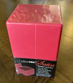 Ultra Pro Gaming Satin Tower Deck Box RED NEW - Image 1