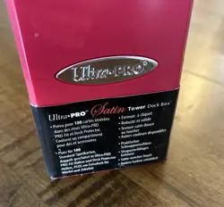 Ultra Pro Gaming Satin Tower Deck Box RED NEW - Image 2