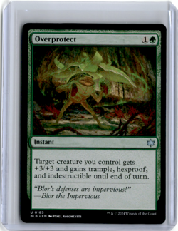 Overprotect 185 NM Normal U MTG Magic Bloomburrow - Image 1