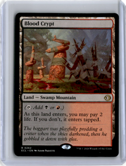 Blood Crypt - Lorwyn Eclipsed ECL - 262 - MTG Magic - In Hand - Image 1