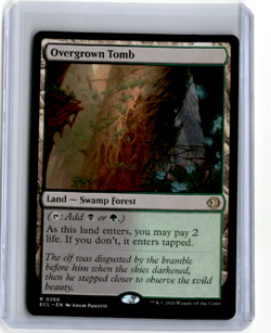 MTG Overgrown Tomb ECL NM Shock Land Magic the Gathering 266 - In Hand - Image 1