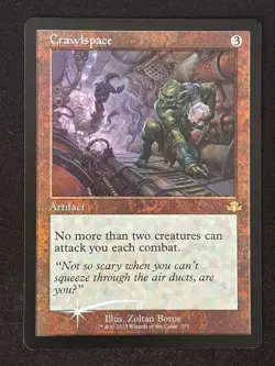 1x MTG Crawlspace (Retro Frame, Foil) - Dominaria Remastered (DMR) #375 - Magic - Image 1