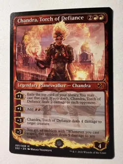 Chandra, Torch of Defiance MTG Chandra Spellbook X1 SS3 NM - Image 1