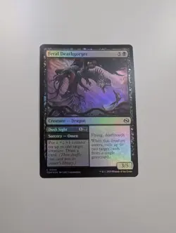 MTG - Feral Deathgorger (Foil) - Tarkir Dragonstorm NM/M Condition - Image 1