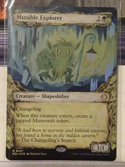 Mutable Explorer •Showcase Foil• Rare Shapeshifter Creature - Lorwyn Eclipsed - Image 1