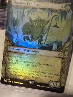 Mutable Explorer •Showcase Foil• Rare Shapeshifter Creature - Lorwyn Eclipsed - Image 2