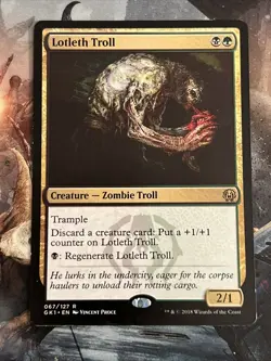 1x Lotleth Troll (67/147) Guild Kit GRN LP MTG Magic the Gathering x1 MKE - Image 1