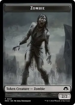 Insect | Zombie Double Sided Token [Modern Horizons 3] MTG - Image 2