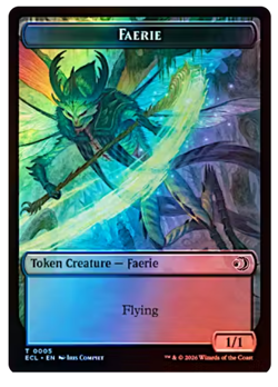 Goblin Token (0006) // Faerie Token (0005) - Foil Lorwyn Eclipsed MTG - Image 2