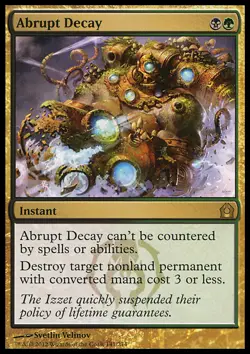 MTG Magic the Gathering Abrupt Decay (141/286) Return to Ravnica NM - Image 1
