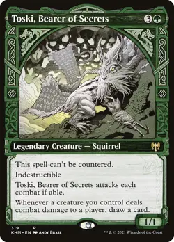 MTG Magic the Gathering Toski, Bearer of Secrets (319/551) Kaldheim NM - Image 1