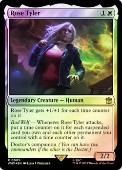 MTG - Rose Tyler - Foil - Doctor Who - Magic the Gathering - Image 1