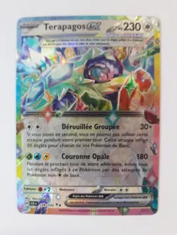 Carte Pokemon Terapagos ex 128/142 EV7 Courone Stellaire SCR FR NEUF - Image 1