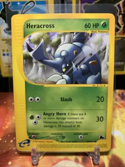 Pokemon TCG Heracross Skyridge 64/144 Non-Holo NM E Series WOTC Vintage - Image 1