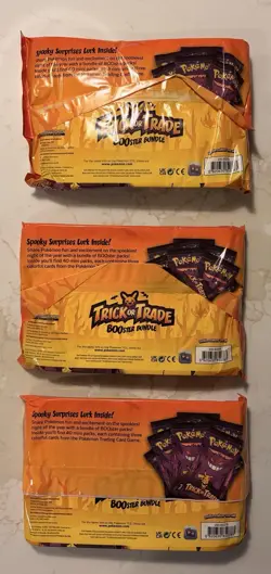Pokemon Halloween Trick or Trade (3) Sealed Sets - 120 Packs 820650854941 - Image 2