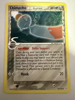 Pokemon CHIMECHO DELTA SPECIES 37/110 Uncommon (2006 Holon Phantoms) LP/NM - Image 1