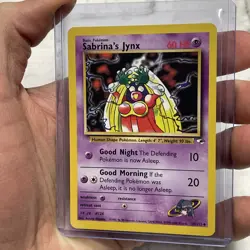 Sabrina's Jynx 59/132 2000 Gym Heroes Pokemon Uncommon NM/MT Vintage Pokemon Vtg - Image 2