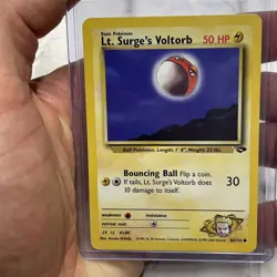 Pokemon TCG - Lt. Surge's Voltorb 86/132 Gym Challenge Regular Unlimited NM WOTC - Image 1