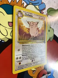 Clefable 17/64 Jungle Unlimited Non Holo Rare 1999 WOTC Pokemon TCG LP/NM - Image 2