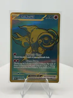 Chi-Yu ex 241/091 - Pokemon TCG - Sv: Paldean Fates Holo - Hyper Rare - Image 1