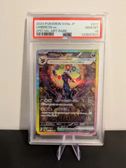 Pokemon Umbreon Ex 217/187 Japanese Terastal Festival PSA 10 - Image 1