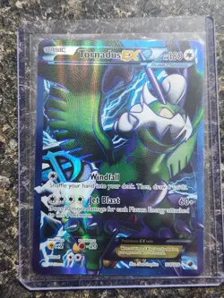 Pokemon Black & White Plasma Freeze Tornadus EX Full Art Ultra 114/116 NM - Image 1