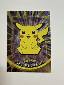 Pikachu #25 Topps Blue Label TV Animation Edition Pokemon TCG 1999 NM - Image 1