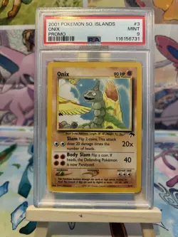 2001 POKEMON SOUTHERN ISLANDS PROMO #3 ONIX PSA 9 - Image 1
