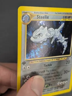 Vintage Pokemon - Steelix Neo Genesis - Holo 1st Edition - Moderate Wear - Image 4