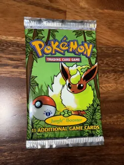 Wizards of the Coast First Edition Pokemon Jungle Booster Pack 742818060639 - Image 2